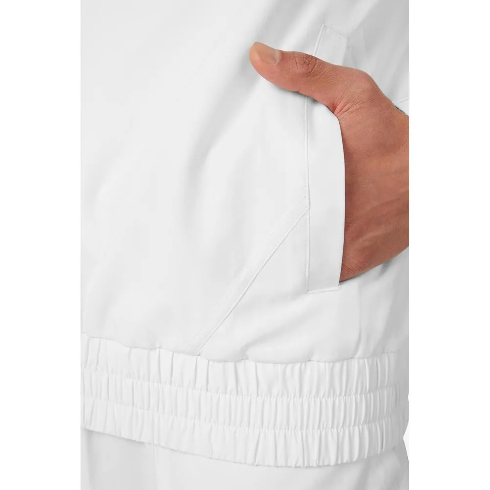 Men's Woven Court Tennis Track Jacket White