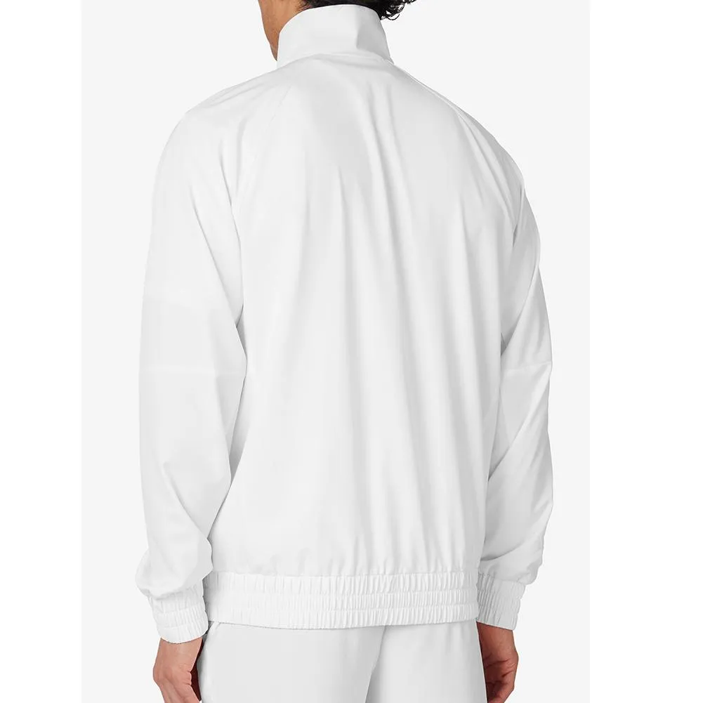 Men's Woven Court Tennis Track Jacket White