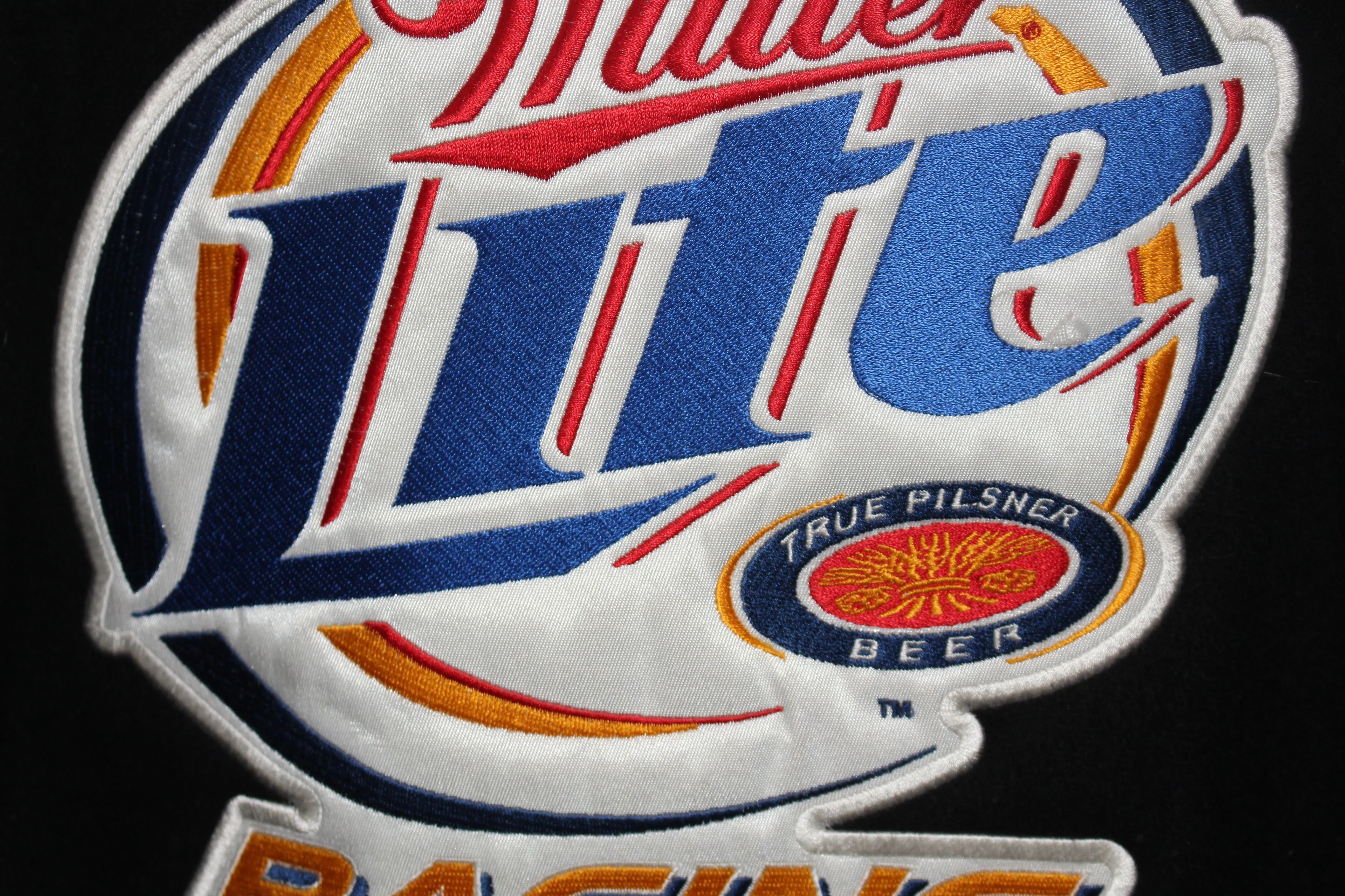 Miller Lite Racing NASCAR Wool Leather Jacket (L)