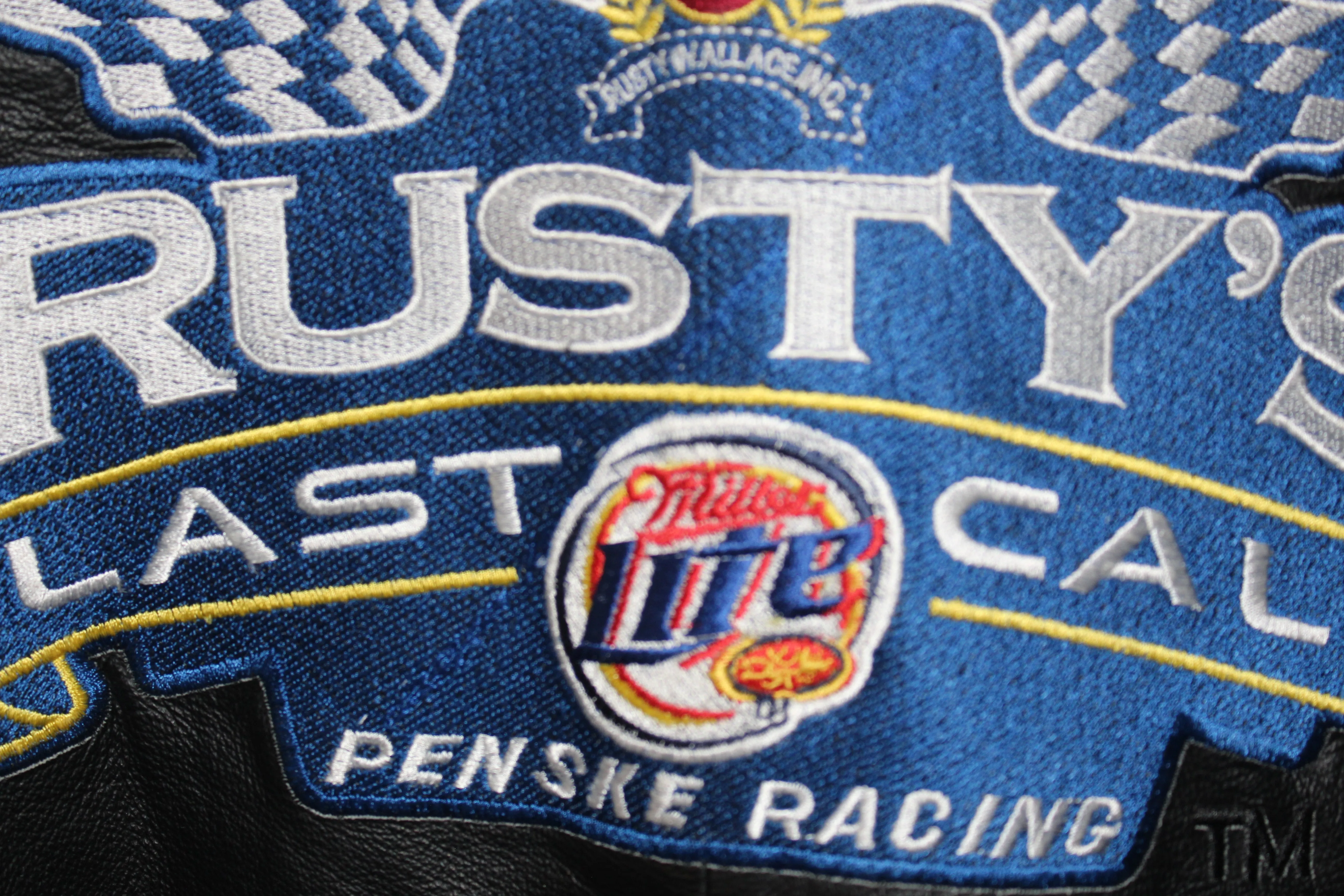 Miller Lite Racing Rusty Wallace #2 Leather Jacket (XXL)