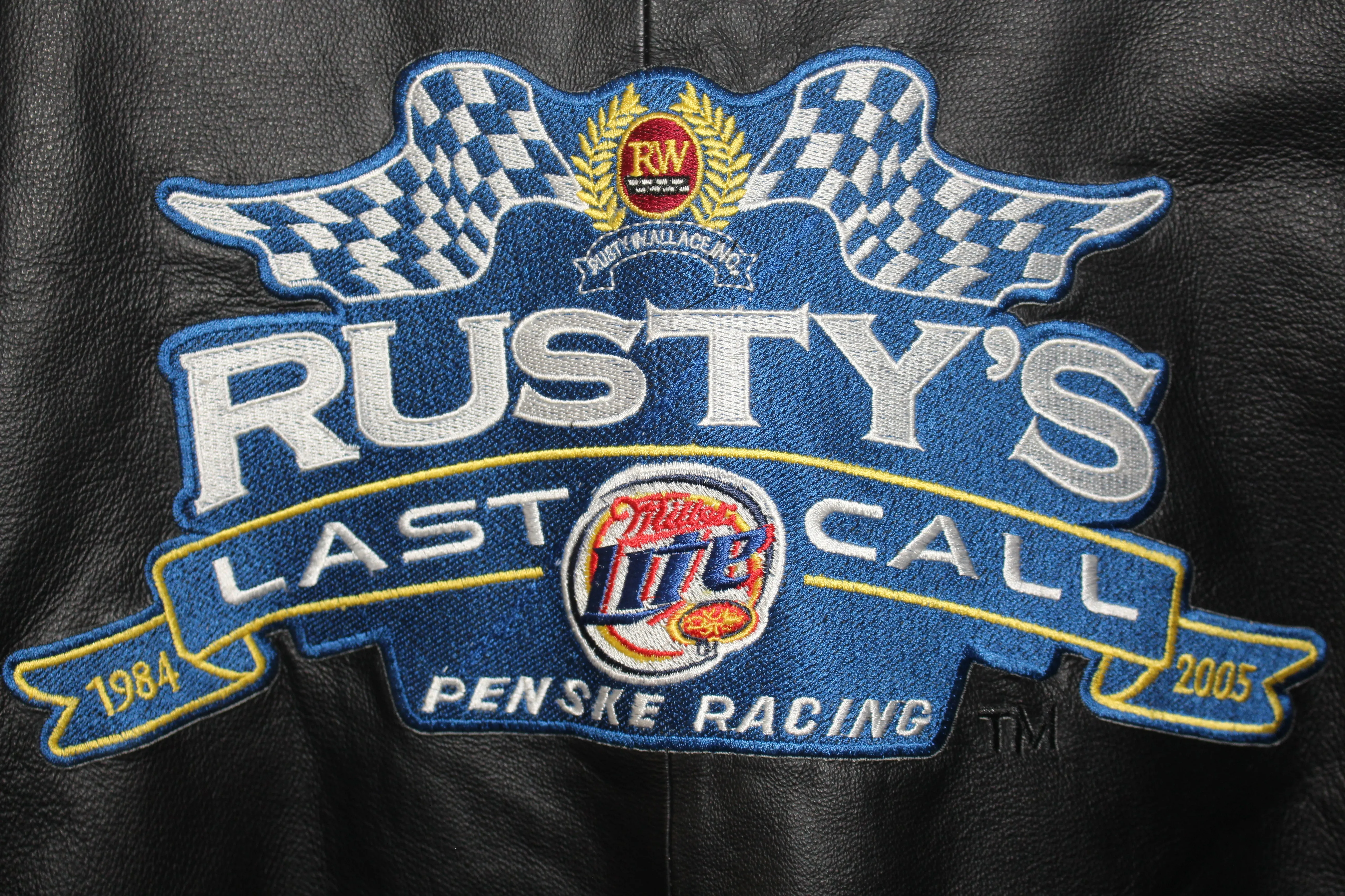 Miller Lite Racing Rusty Wallace #2 Leather Jacket (XXL)