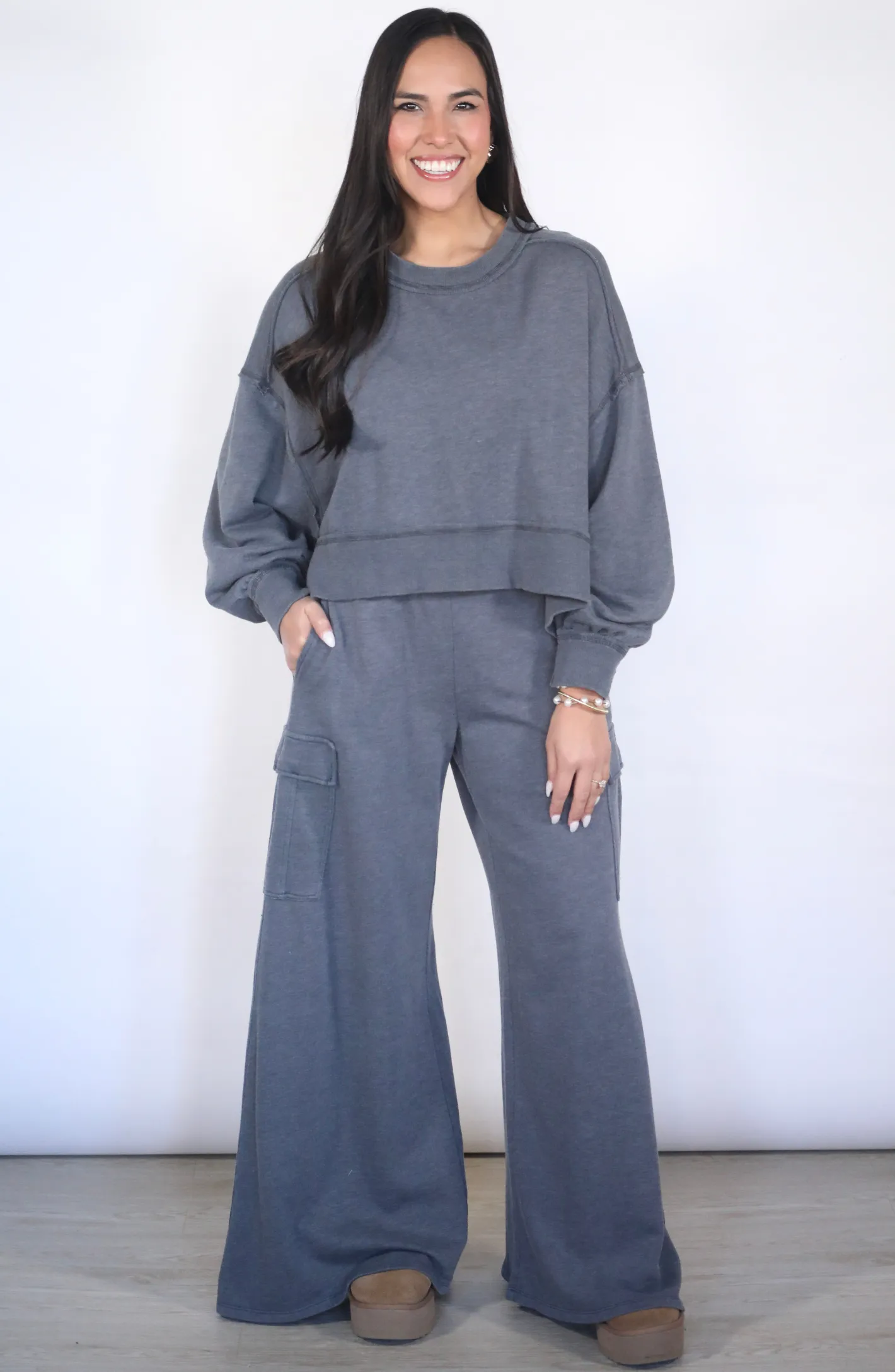 My Own Style Charcoal Loungewear Set