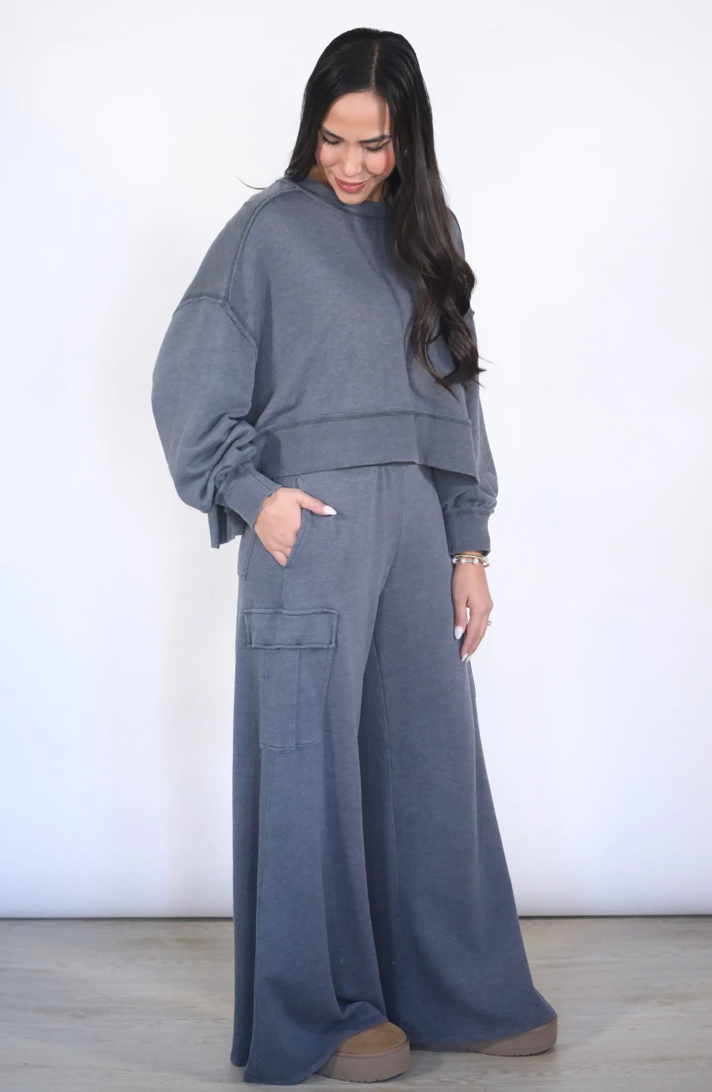 My Own Style Charcoal Loungewear Set