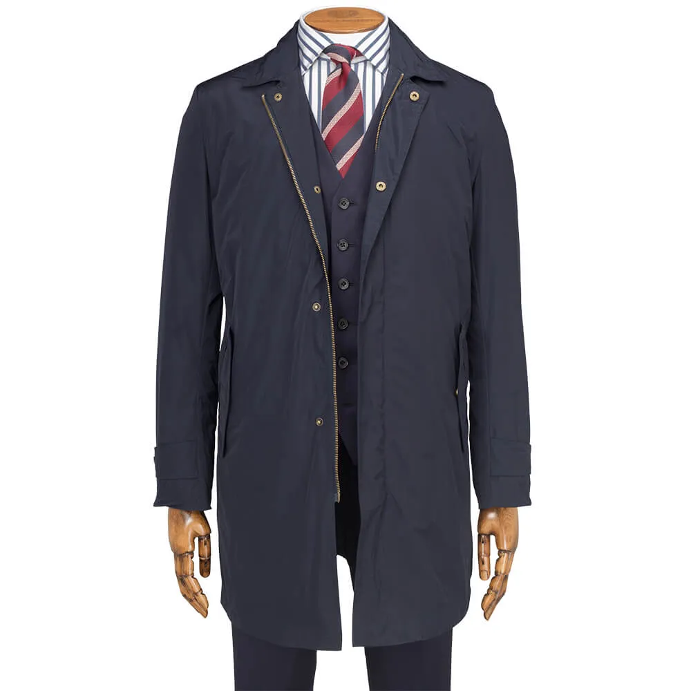 Navy Lightweight Raincoat