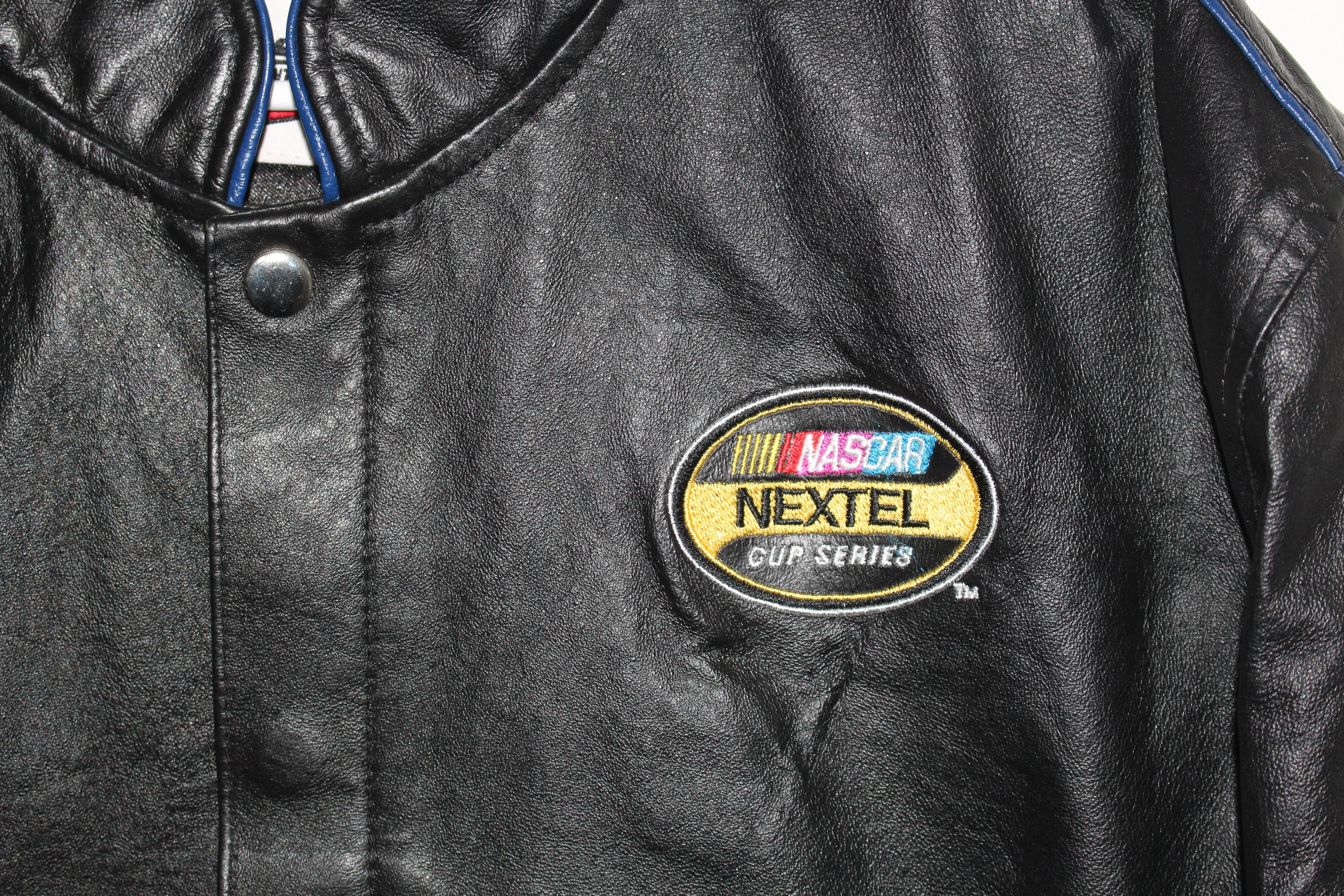 Nextel Cup Series NASCAR Leather Jacket (L)