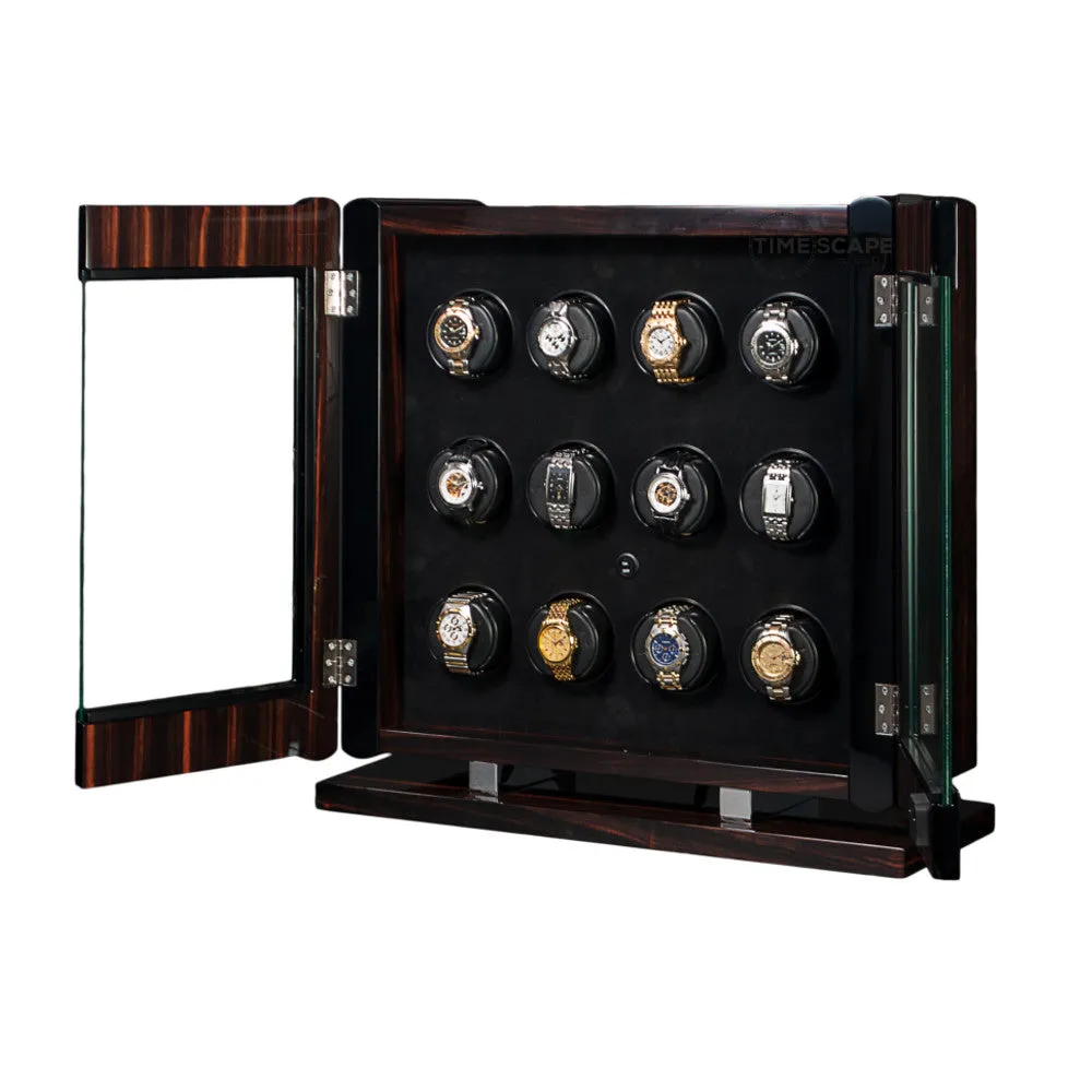 Orbita - Avanti 12 Watch Winder | Macassar/Carbon