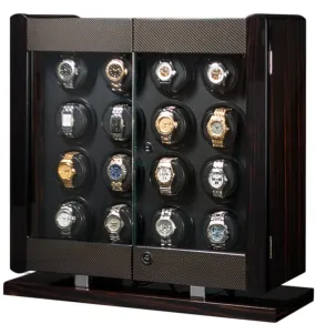 Orbita - Avanti 16 Watch Winder | Macassar/Carbon