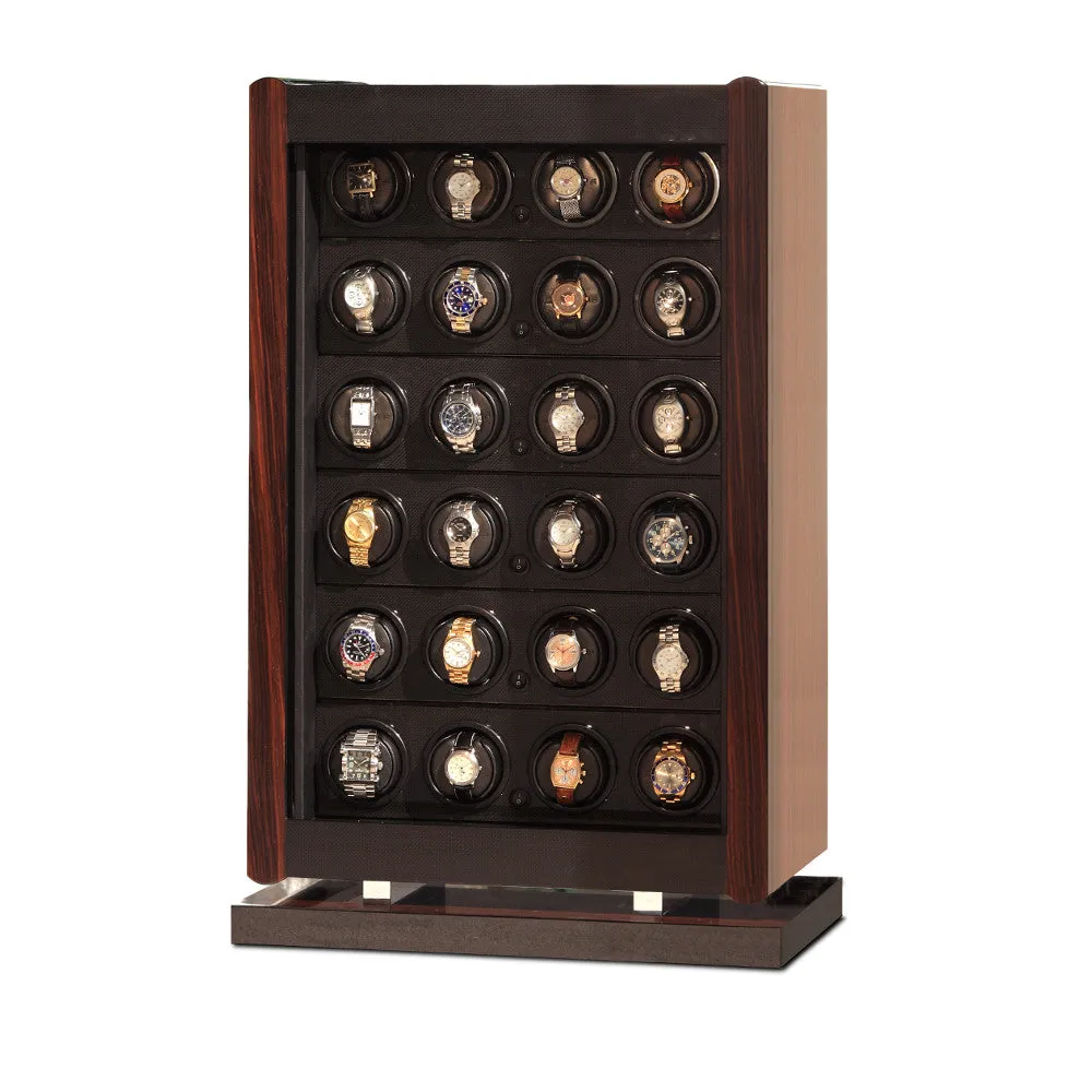 Orbita - Avanti 24 Watch Winder | Macassar/Carbon