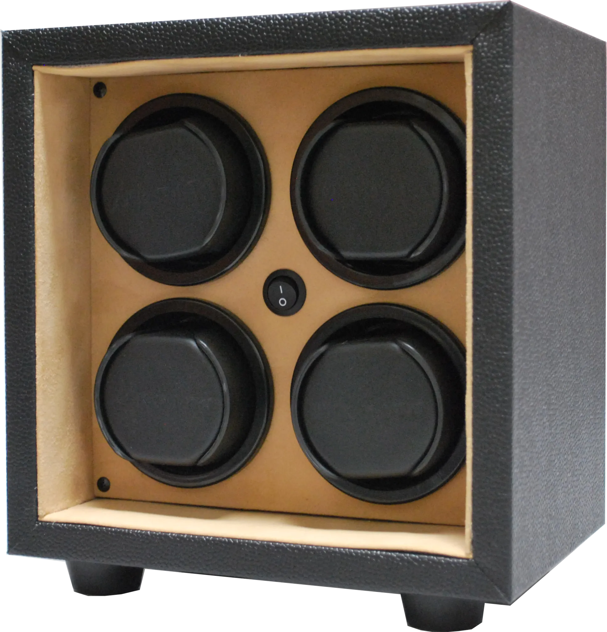 ORBITA - InSafe 4 Watch Winder | Cream Leatherette