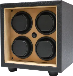 ORBITA - InSafe 4 Watch Winder | Cream Leatherette