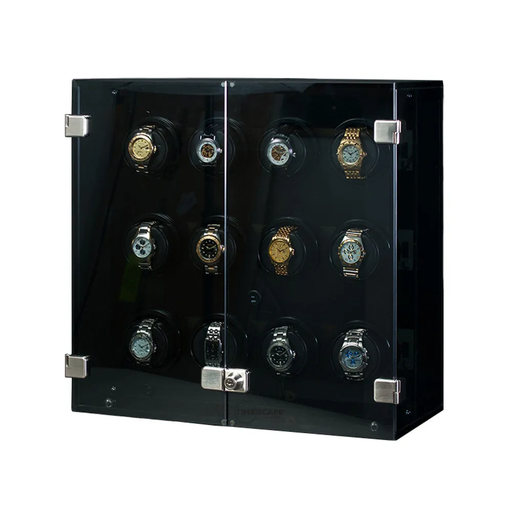 ORBITA - Milano 12 Watch Winder | Smoked Acrylic