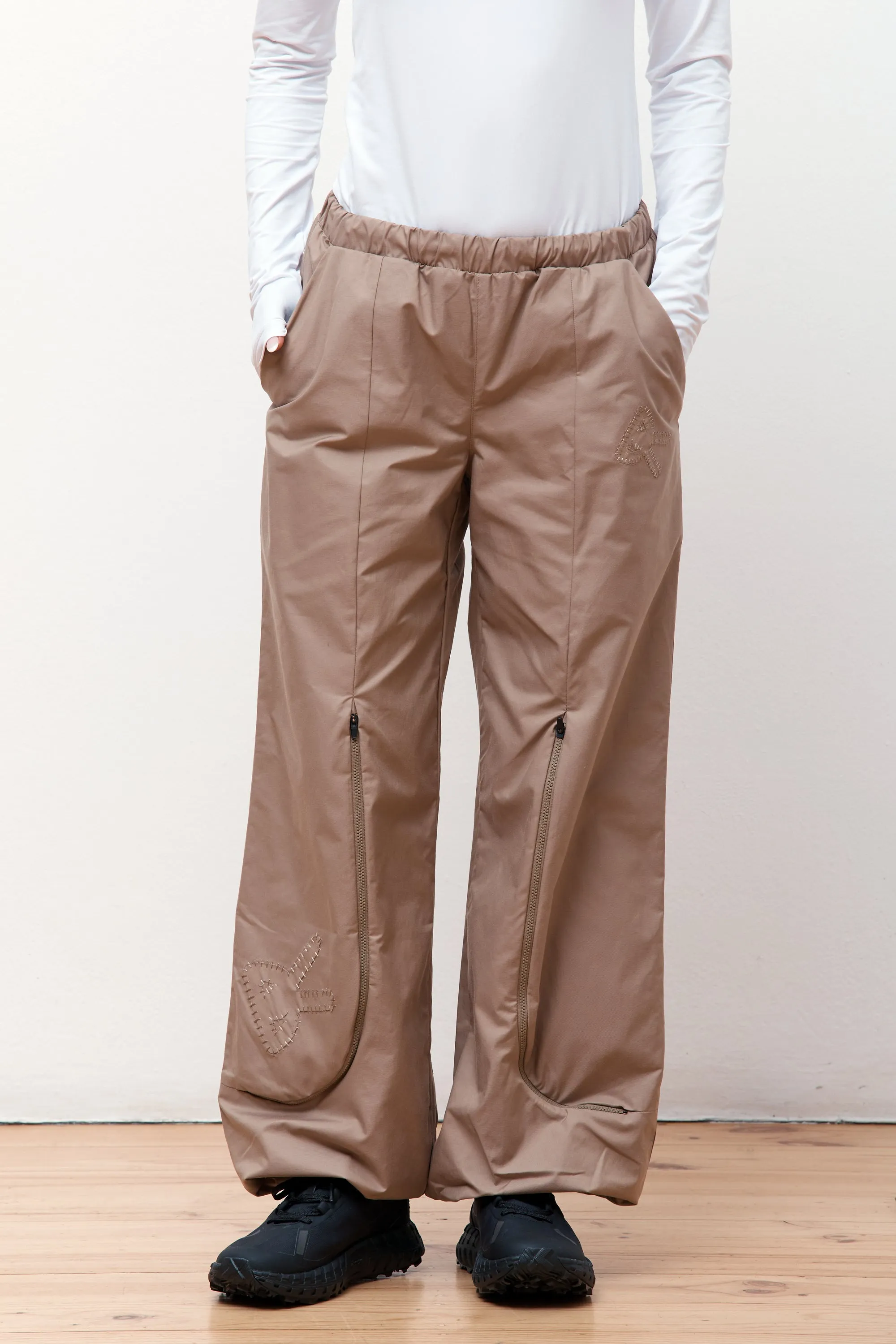 Organic Cotton DWR Cargo Hiking Pants Khaki