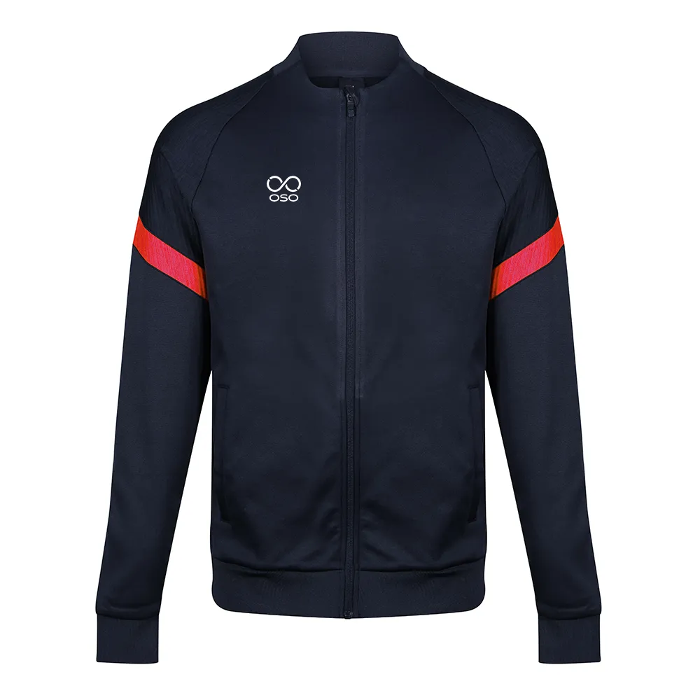 OSO Kinetic Track Jacket - Navy / Red