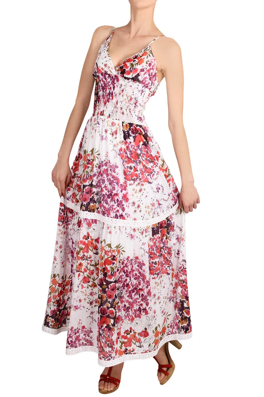 PARADISE Floral Maxi Dress