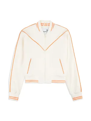 Pavia Twill Bomber Jacket- Gardenia