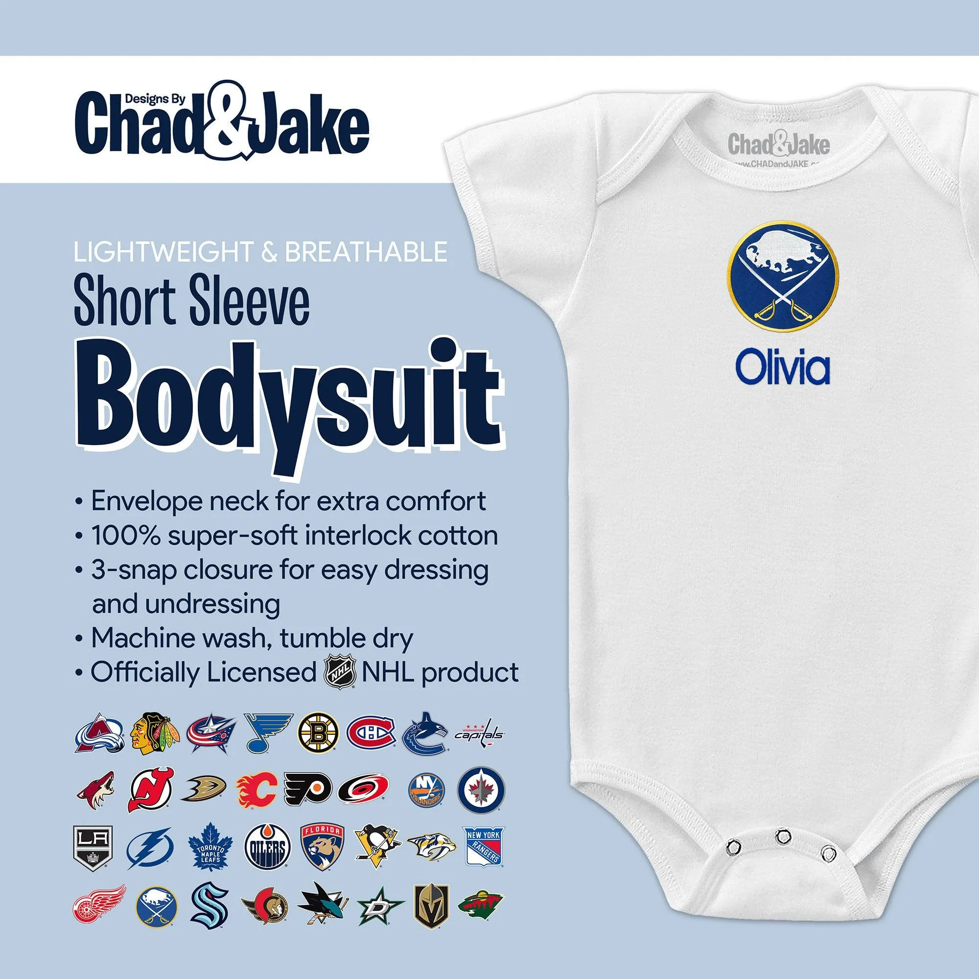 Personalized Buffalo Sabres Bodysuit