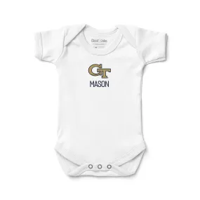 Personalized Georgia Tech Yellow Jackets Bodysuit