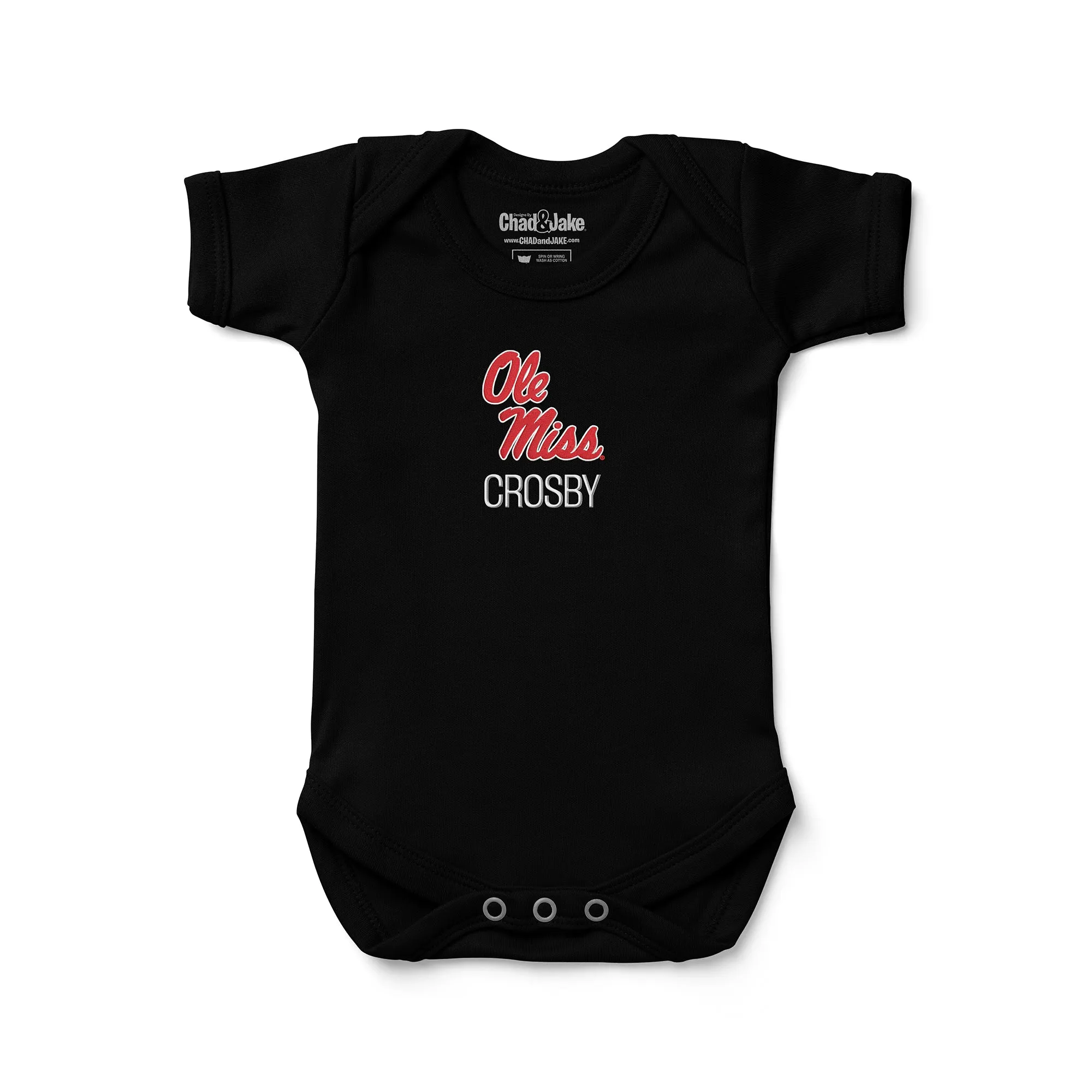 Personalized Ole Miss Rebels Bodysuit