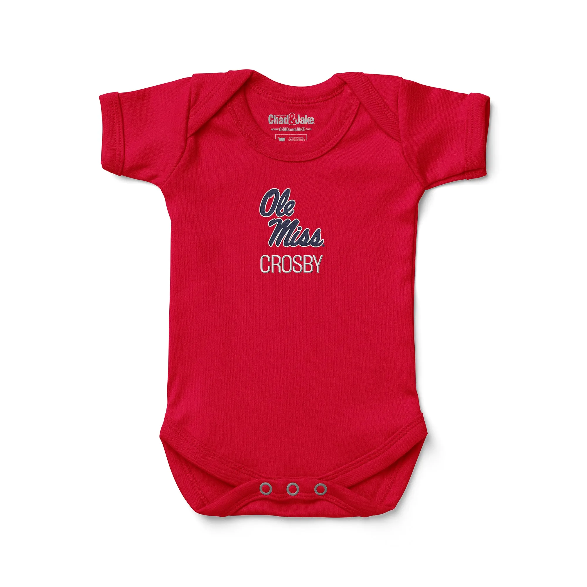 Personalized Ole Miss Rebels Bodysuit