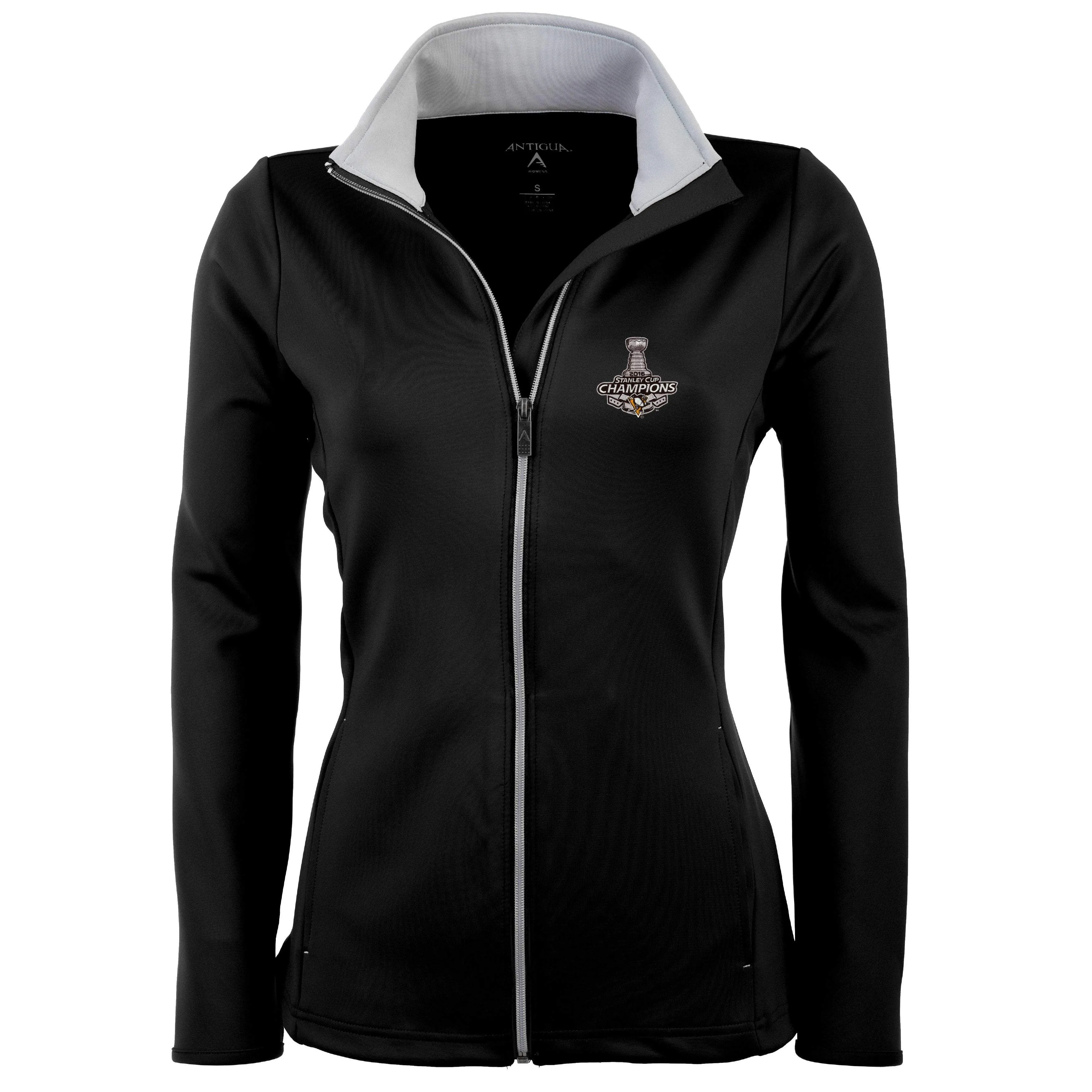 Pittsburgh Penguins Antigua 2016 Stanley Cup Champions Women Zip Up Jacket