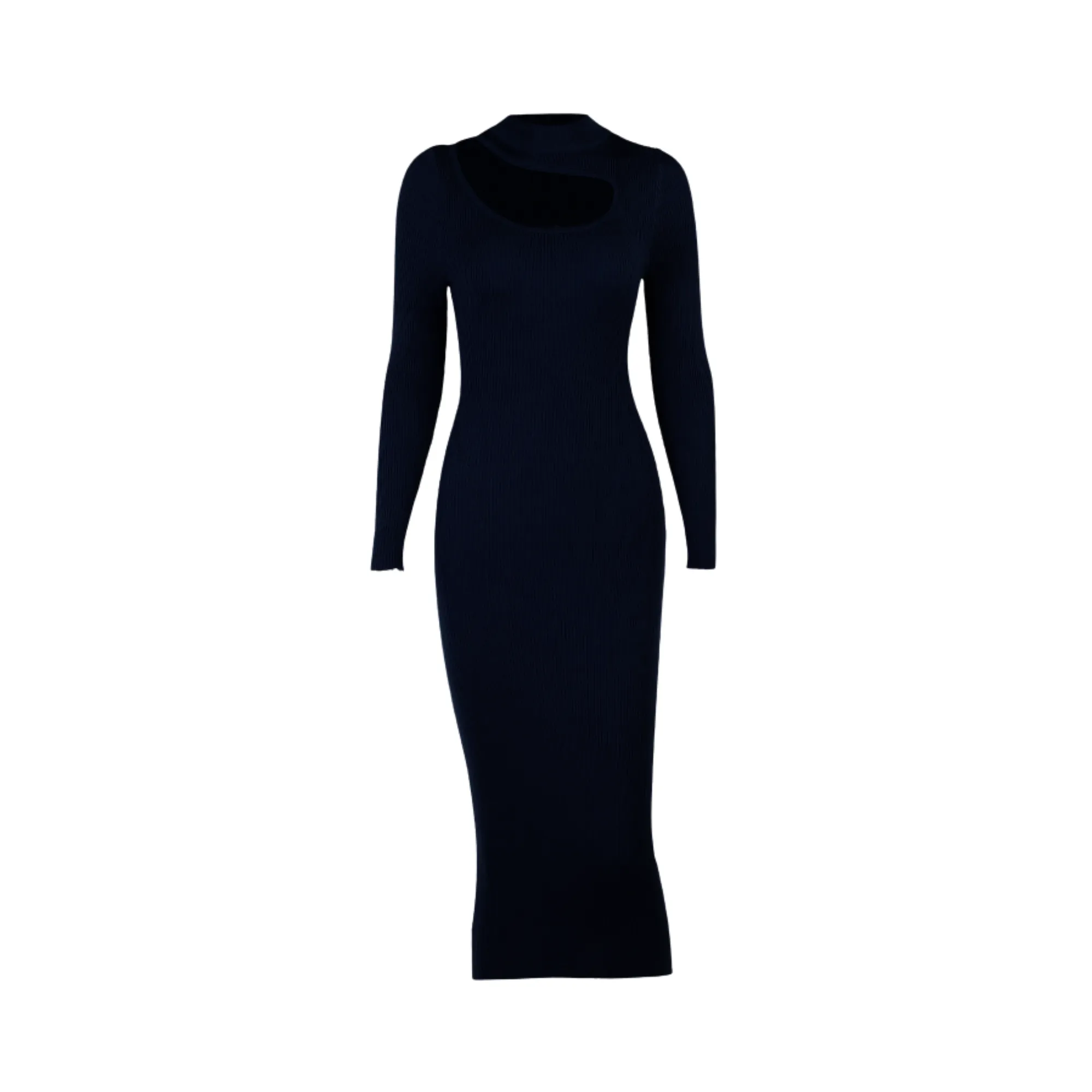 Pre Order:  Hollow Out Ribbed Midi Dress