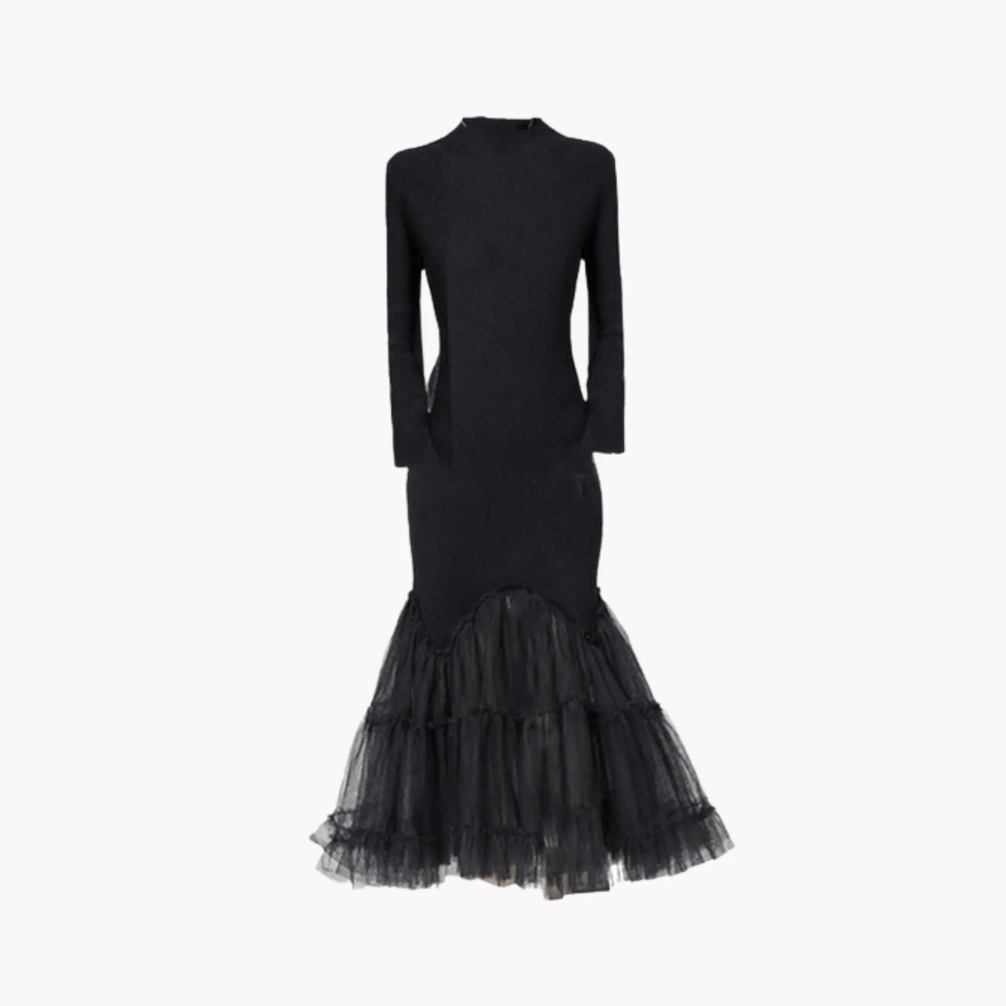 Pre Order:  Knit Ruffle Dress - @styleconnoisseur