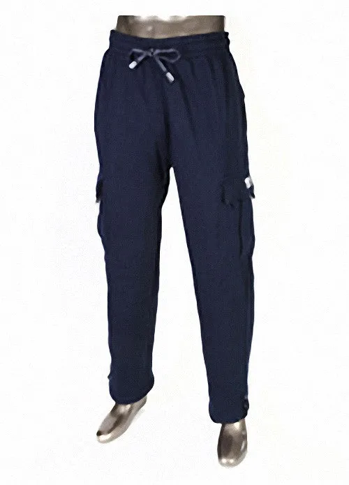 Pro Club Heavyweight Fleece Cargo Navy Blue Pants