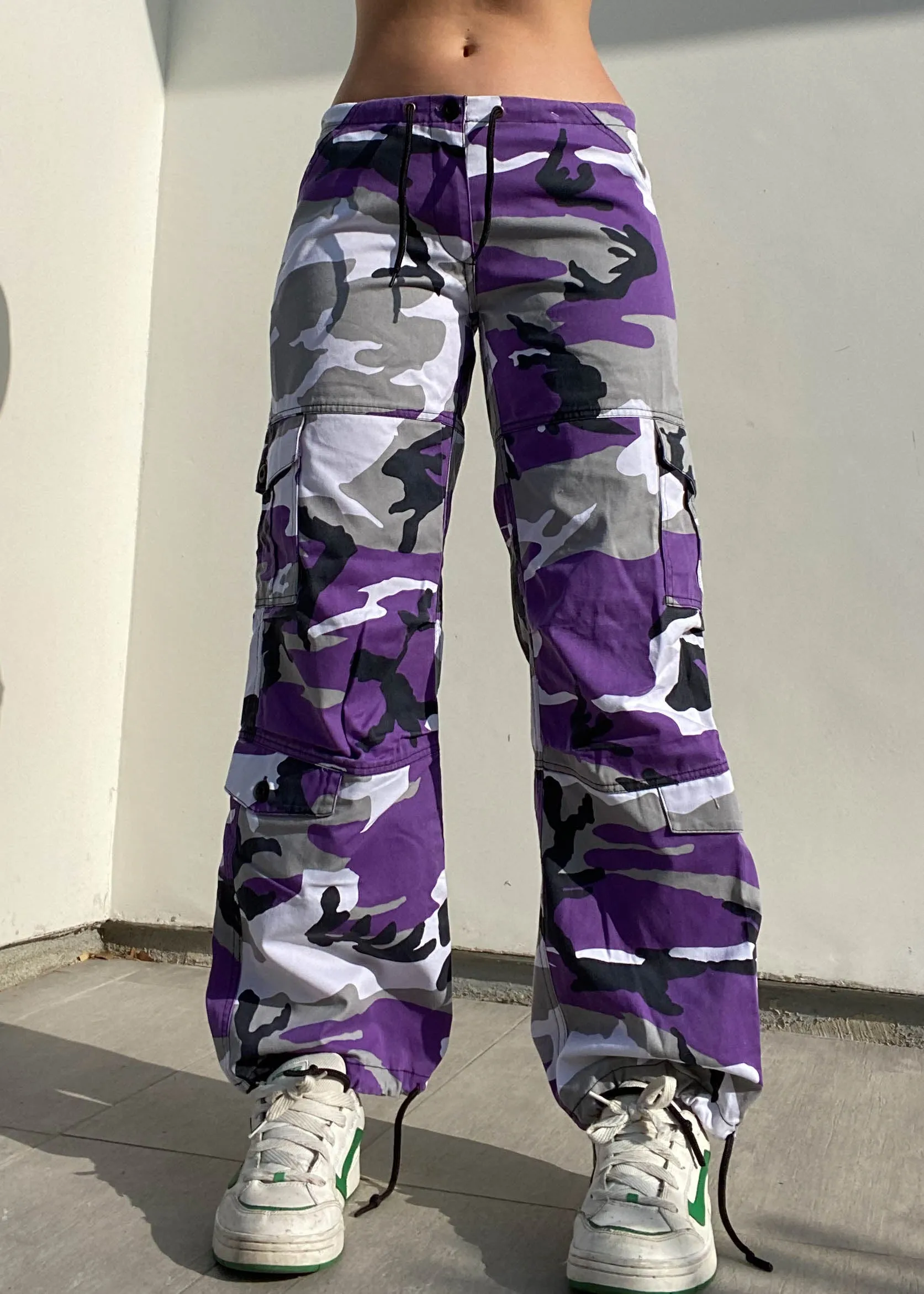 Purple Camo Cargo Pants (S)