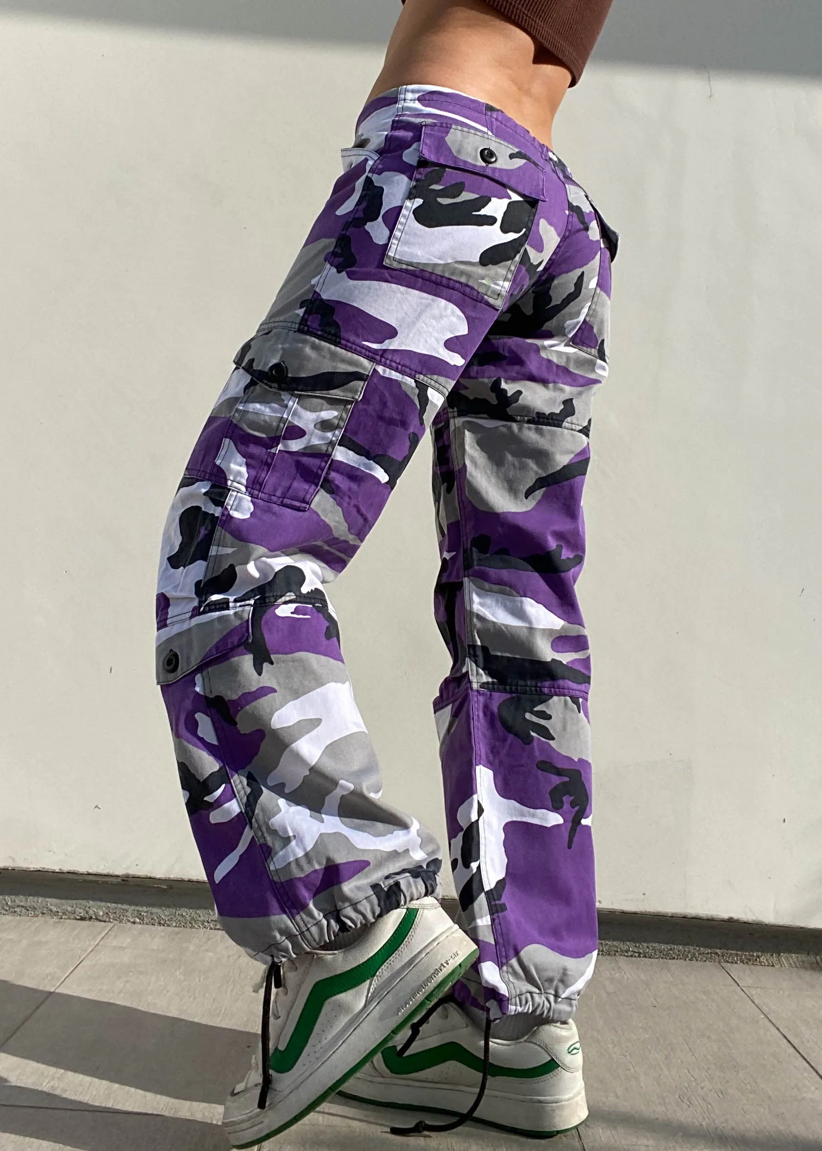 Purple Camo Cargo Pants (S)