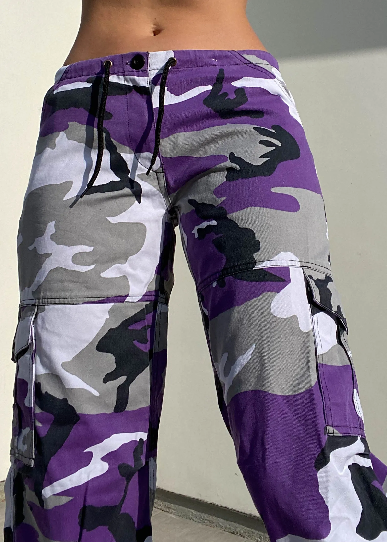 Purple Camo Cargo Pants (S)