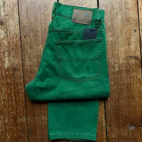 Regent - Chino Jeans – Green Forest Cotton