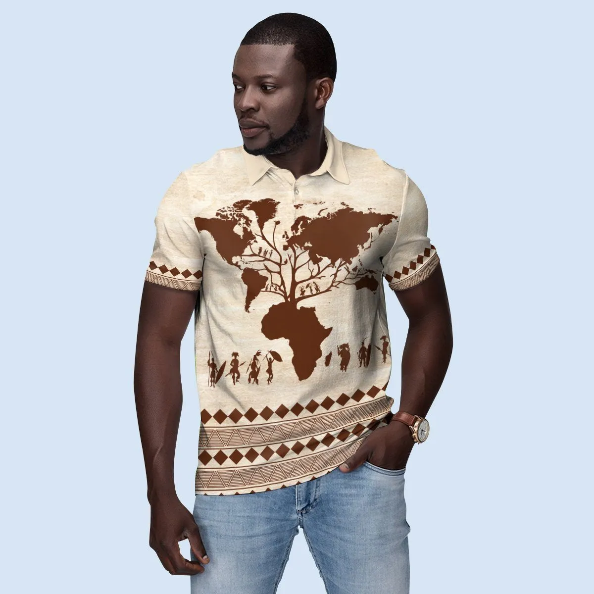 Root Africa Polo Shirt