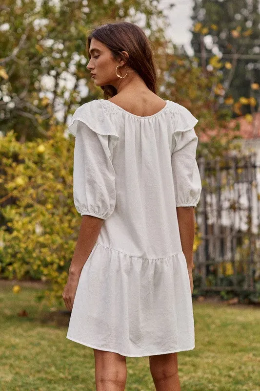 Ruffled Babydoll Dress