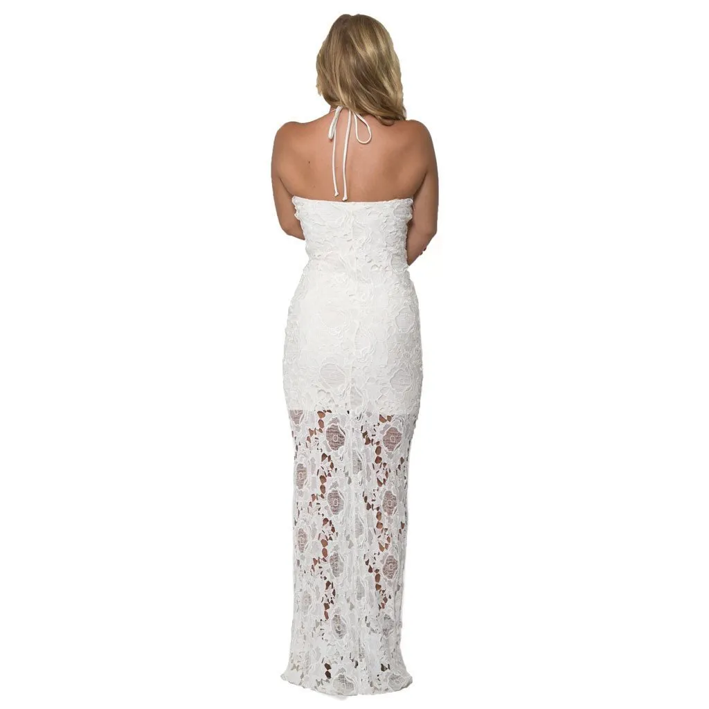 Sakuh Crochet Lace Maxi By SKY