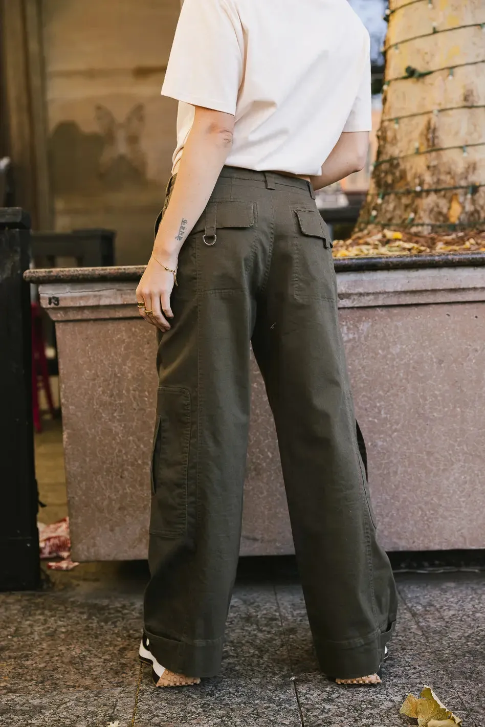 Savannah Cargo Pants in Olive - FINAL SALE