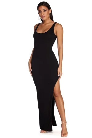 Sleek To The Maxi Dress