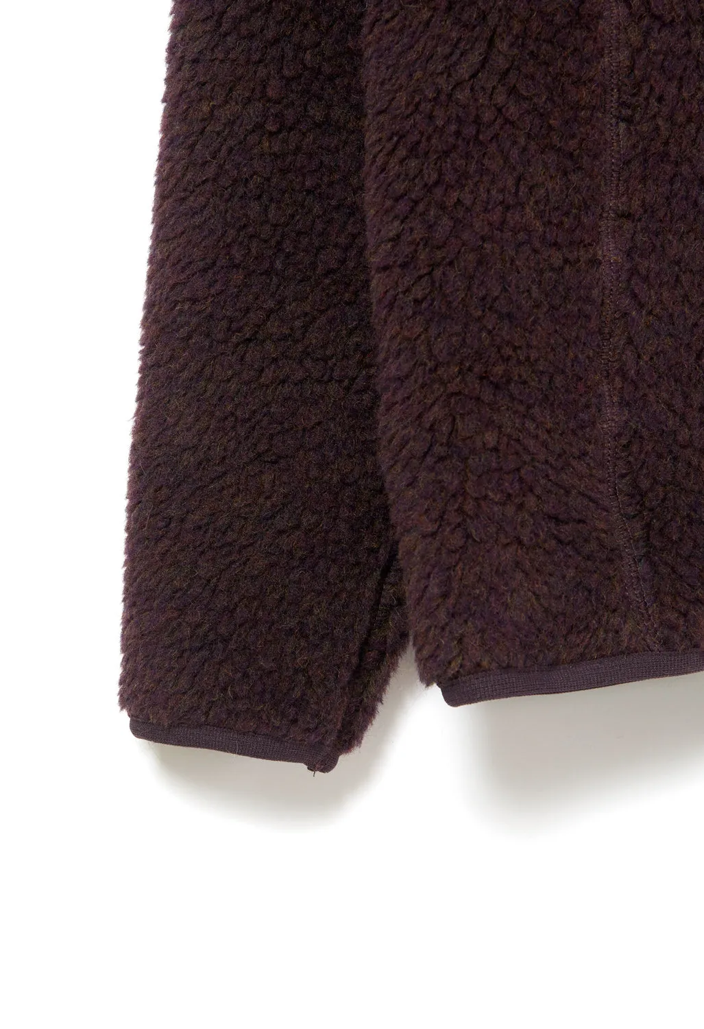 Snow Peak Wool Fleece Jacket - Purple