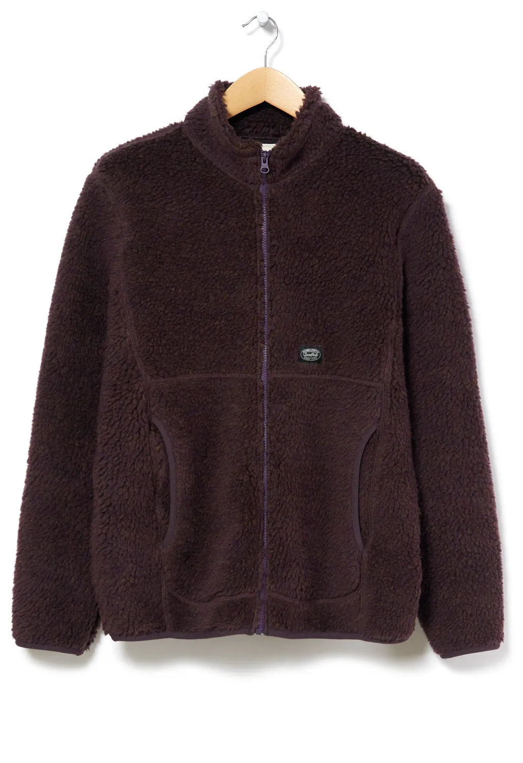 Snow Peak Wool Fleece Jacket - Purple