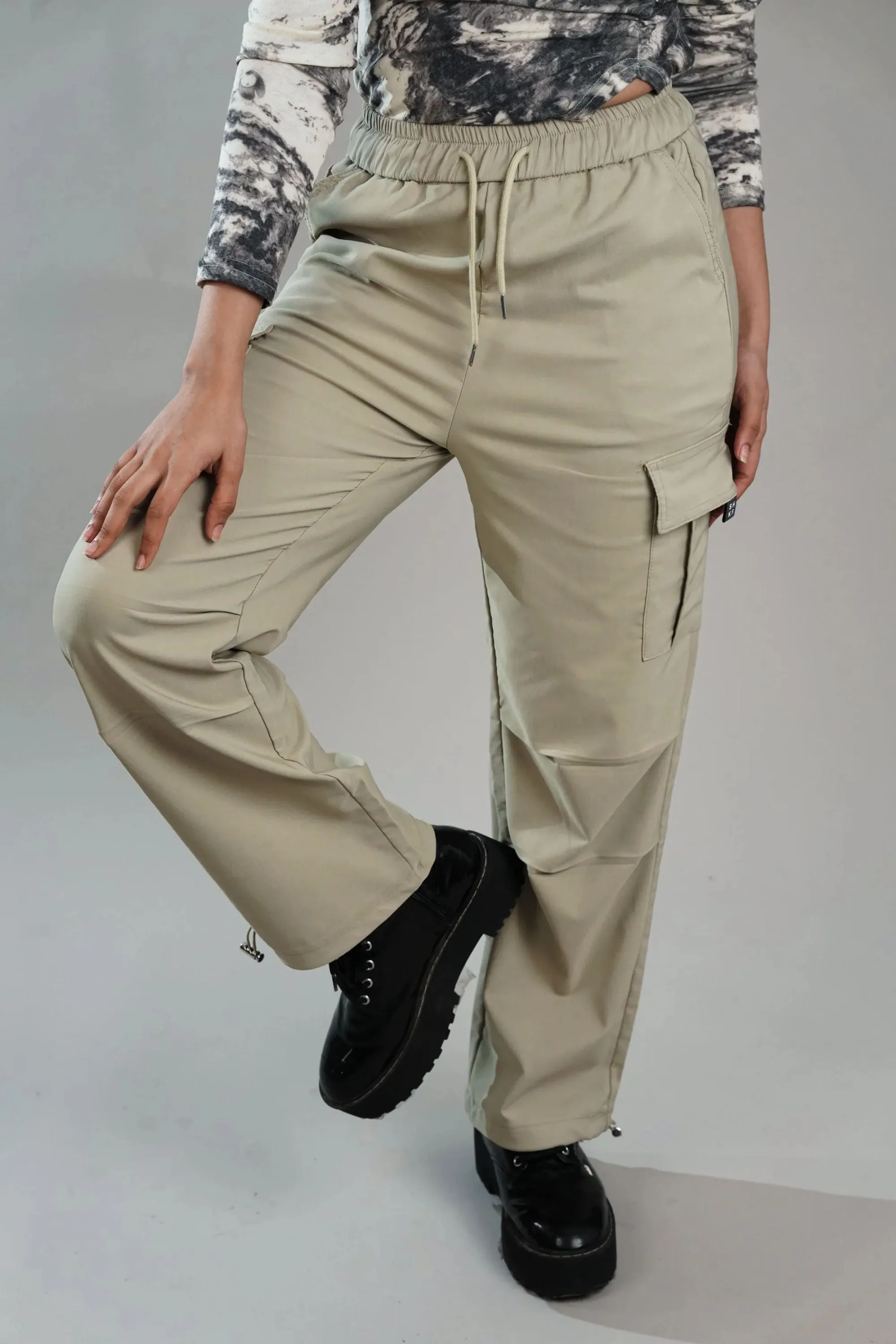 Soft Sage Utility Cargos