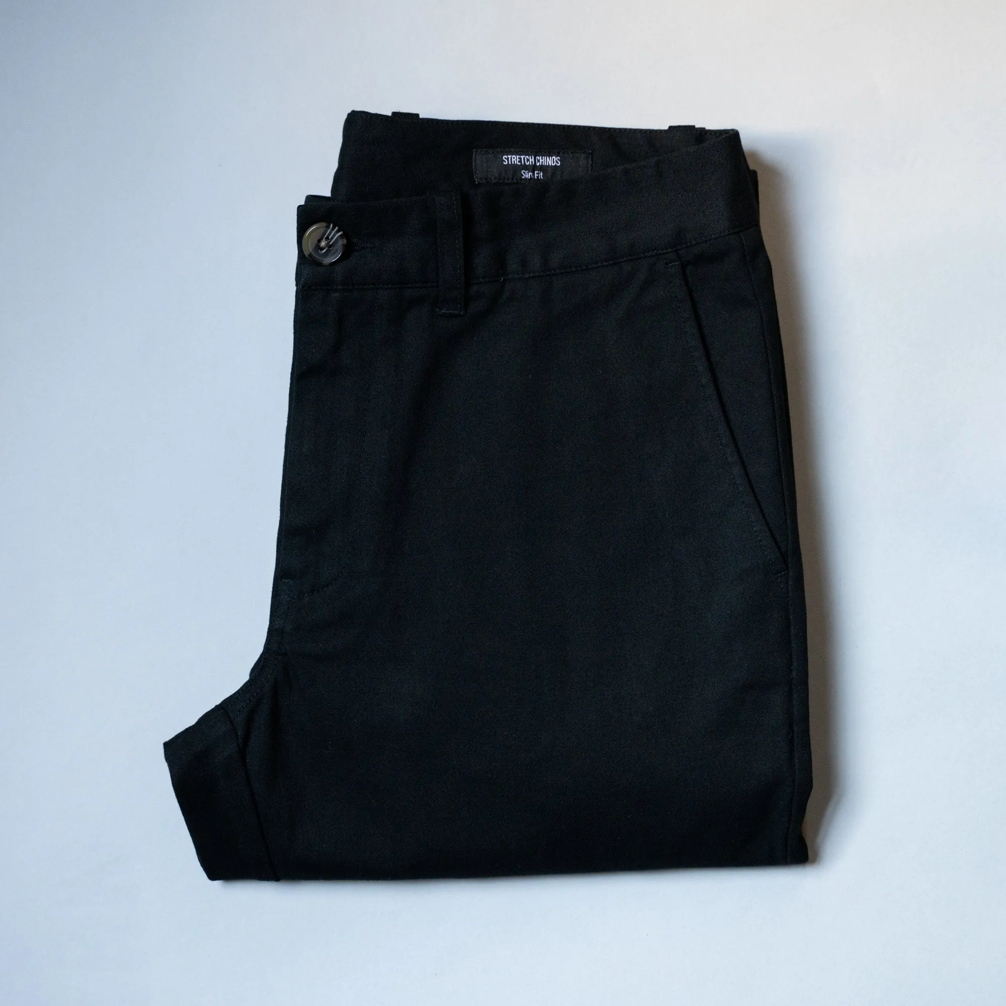 Stretch Chinos Slim Fit - Black