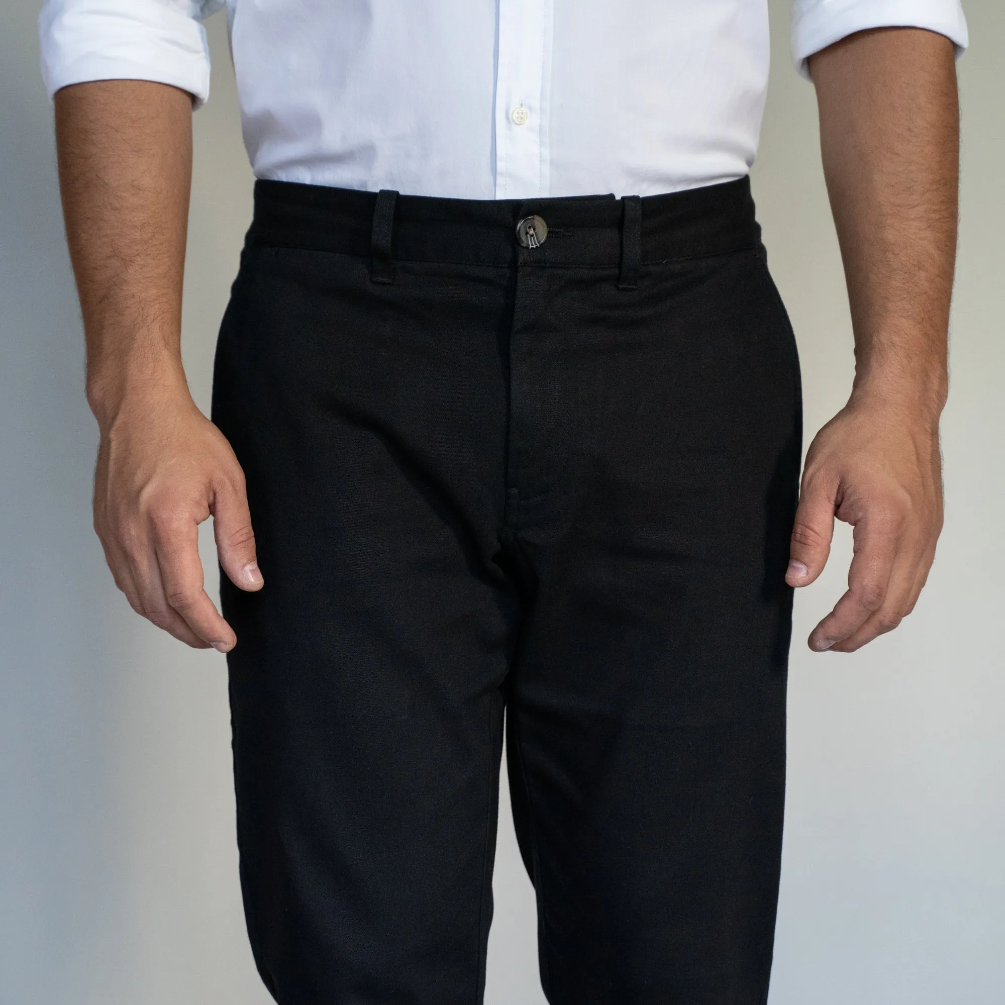 Stretch Chinos Slim Fit - Black