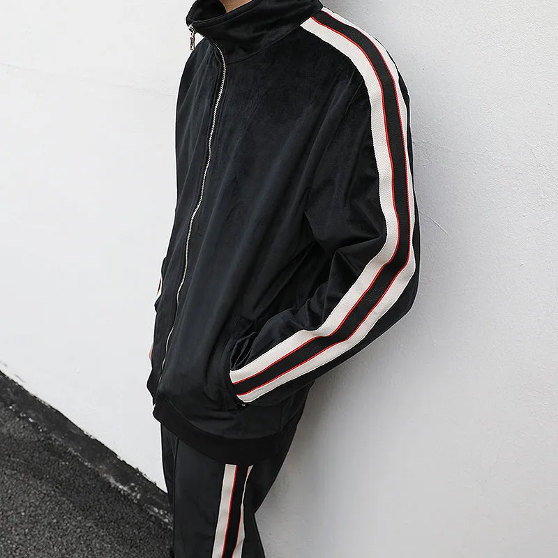 Striped Track Jacket