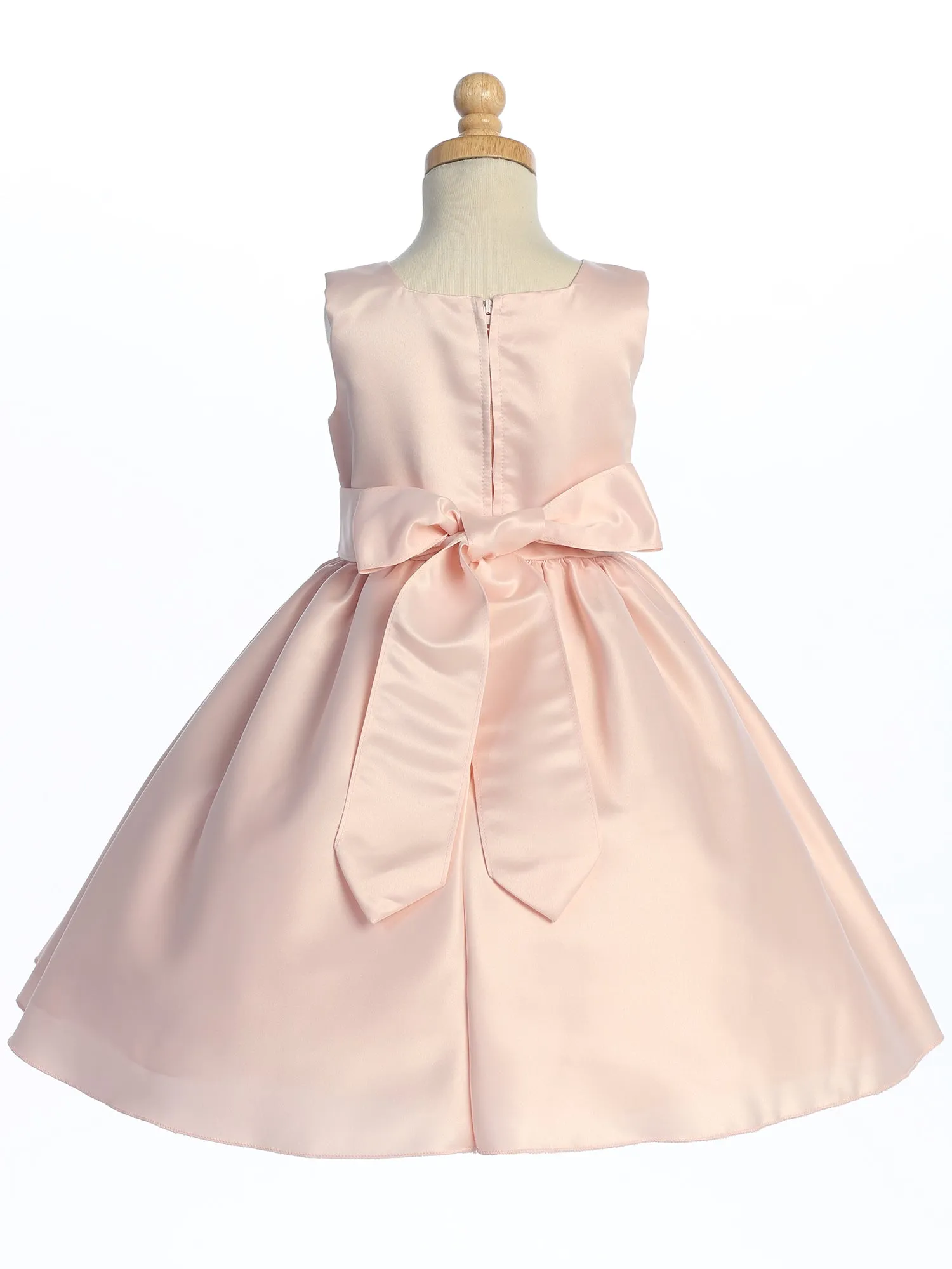 Stunning Satin Flower Girl Dress | Made in the U.S.A.