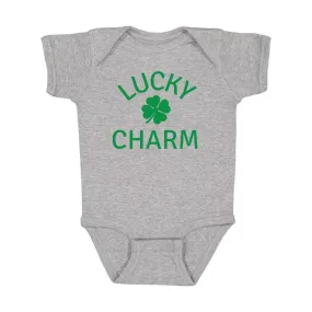 Sweet Wink Infant Boys Lucky Charm S/S Bodysuit In Gray