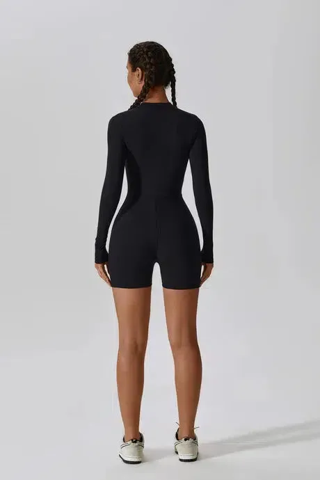 Tahlia – Collar half-zip – Modern activewear romper