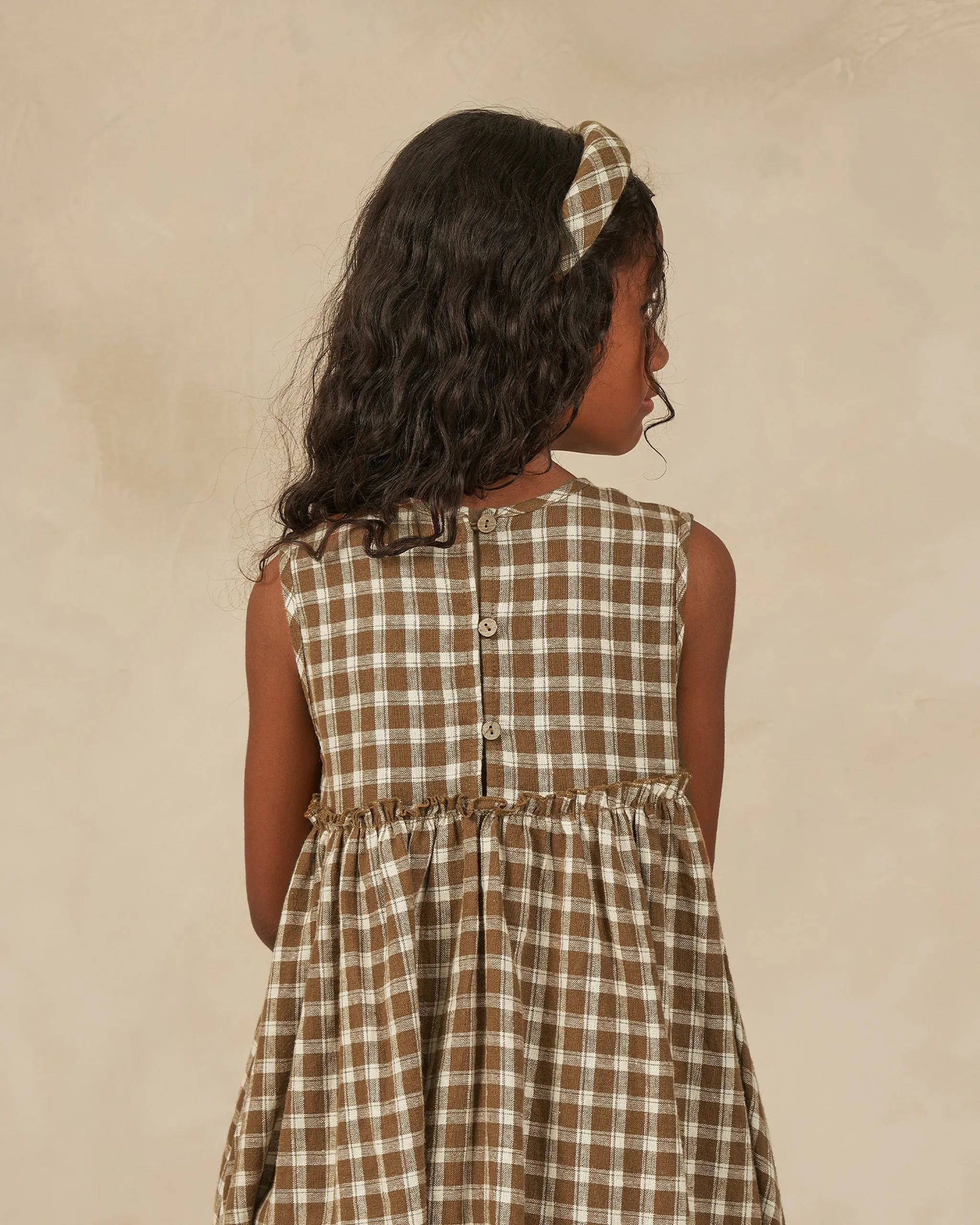 The Harper Dress by Rylee   Cru - Saddle Plaid - KIDS