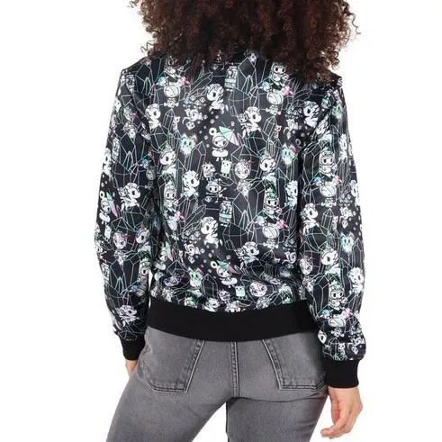 Tokidoki Crystal Palace Satin Bomber Jacket