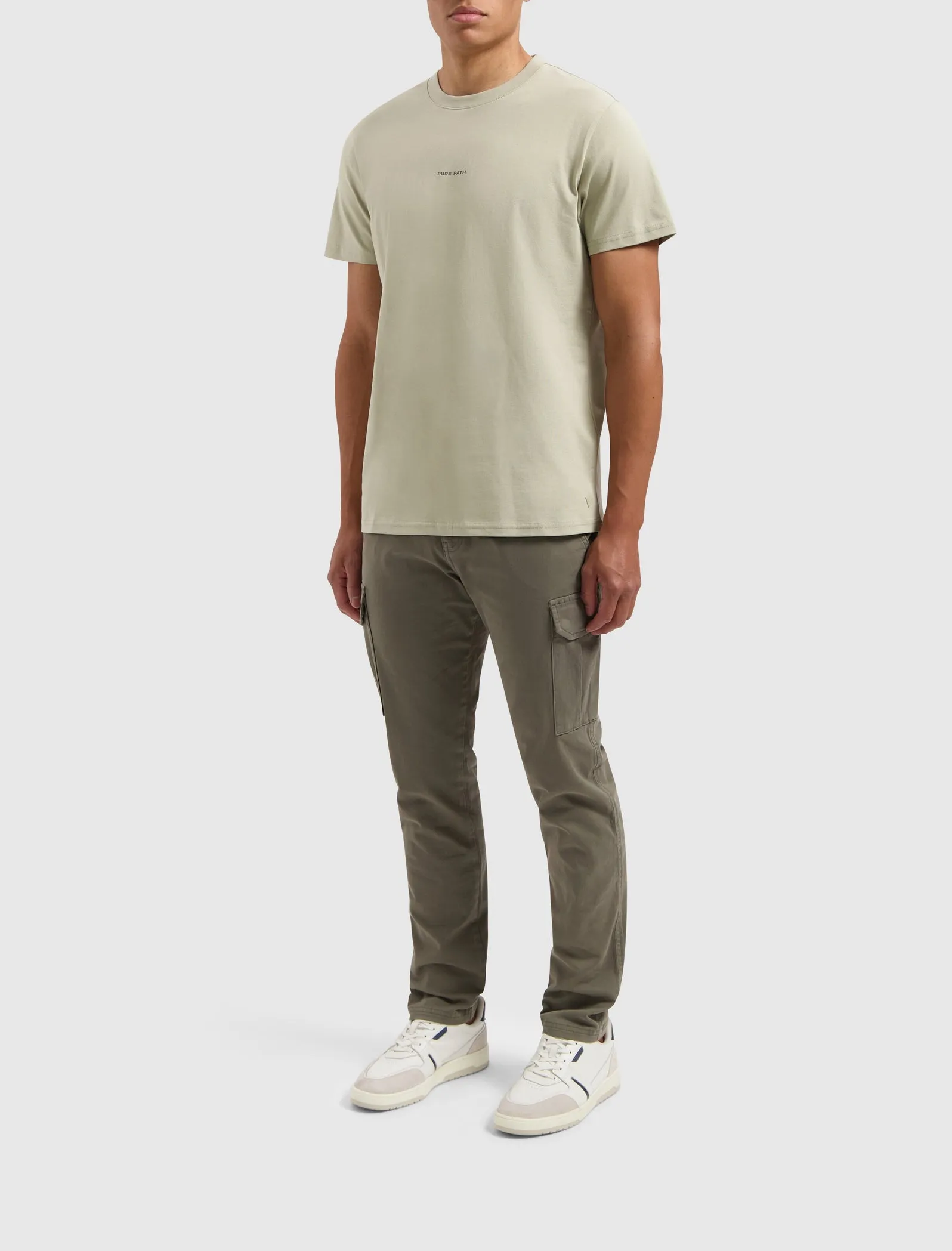 Twill Cargo Pants | Army Green