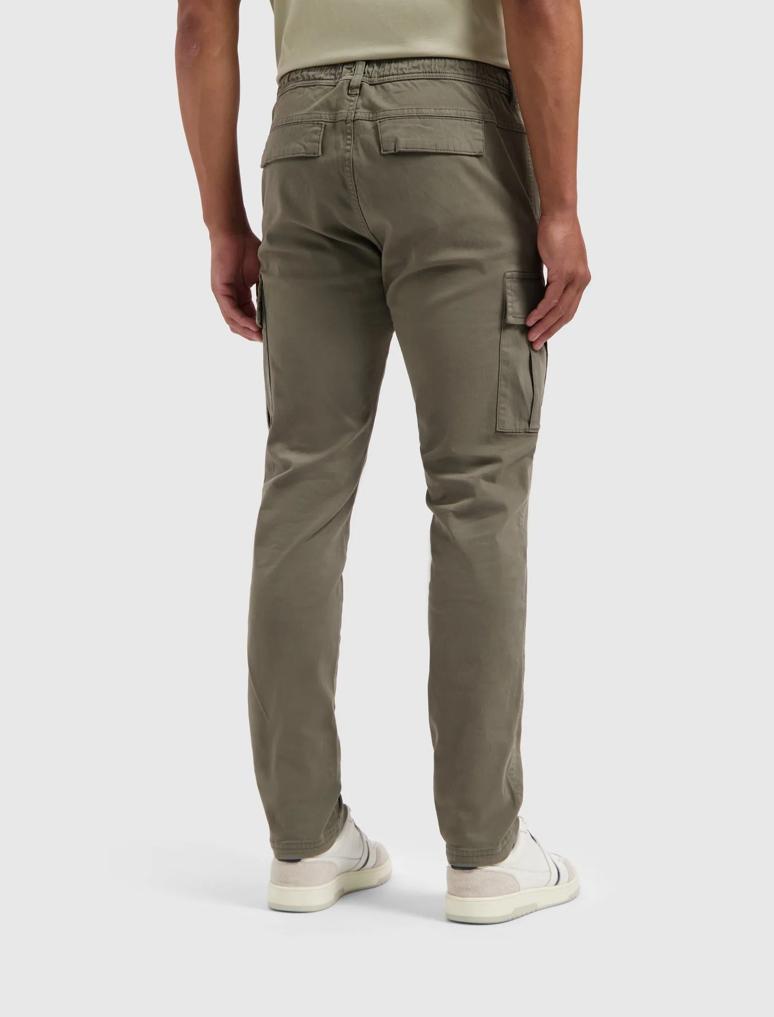 Twill Cargo Pants | Army Green