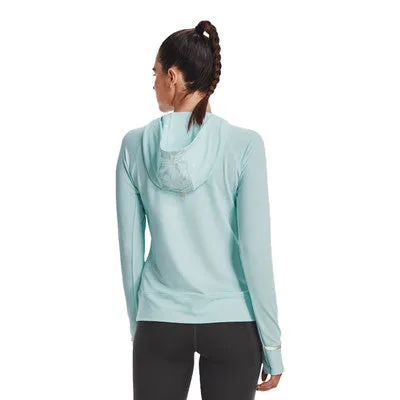 Under Armour Women's Zip Hoodie - Reflective Baby Blue